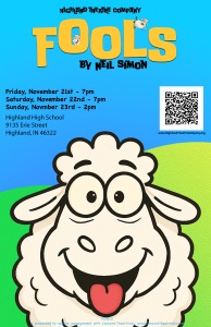 Poster image for Fools by Highland Theatre Company