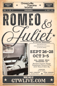 Poster image for Romeo & Juliet by Greenville Theatre Works